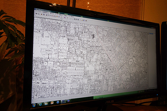 豊橋市の白図｜都市計画基本図