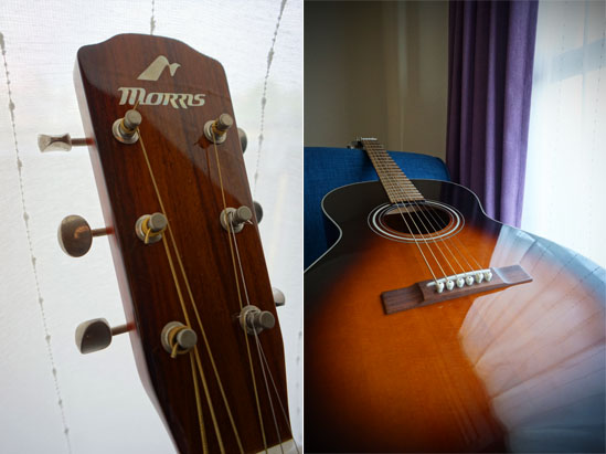 Morris社のアコースティックギター